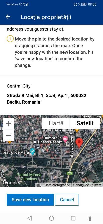 Central City Bacau Exterior photo